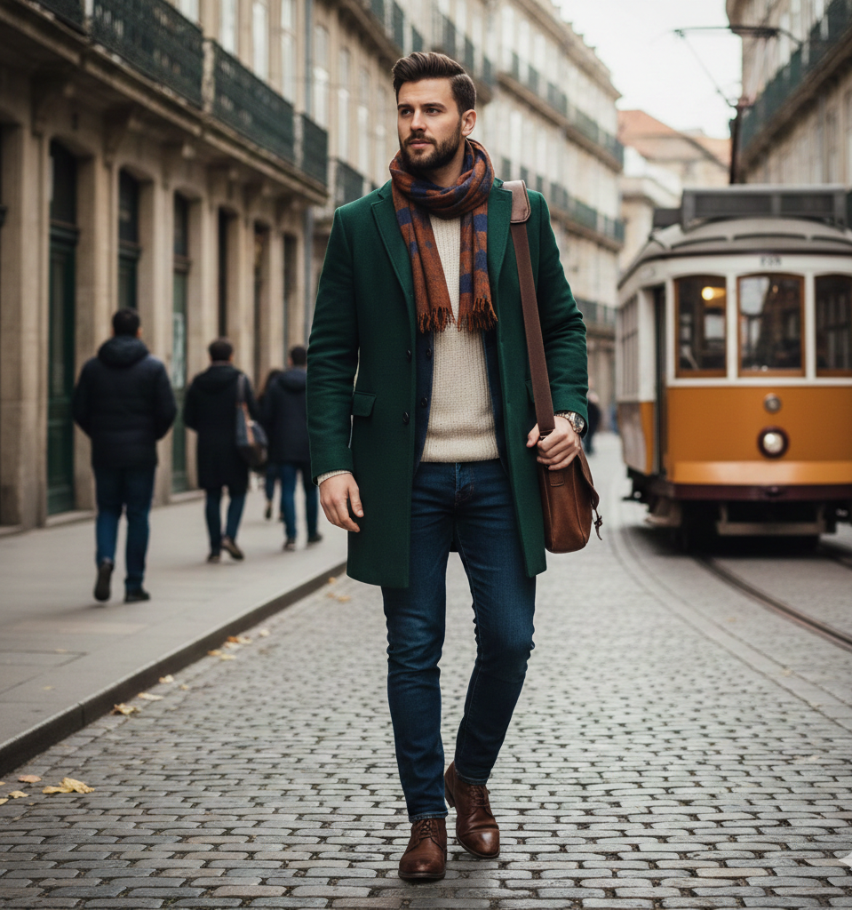 Man wearing a smart casual outfit